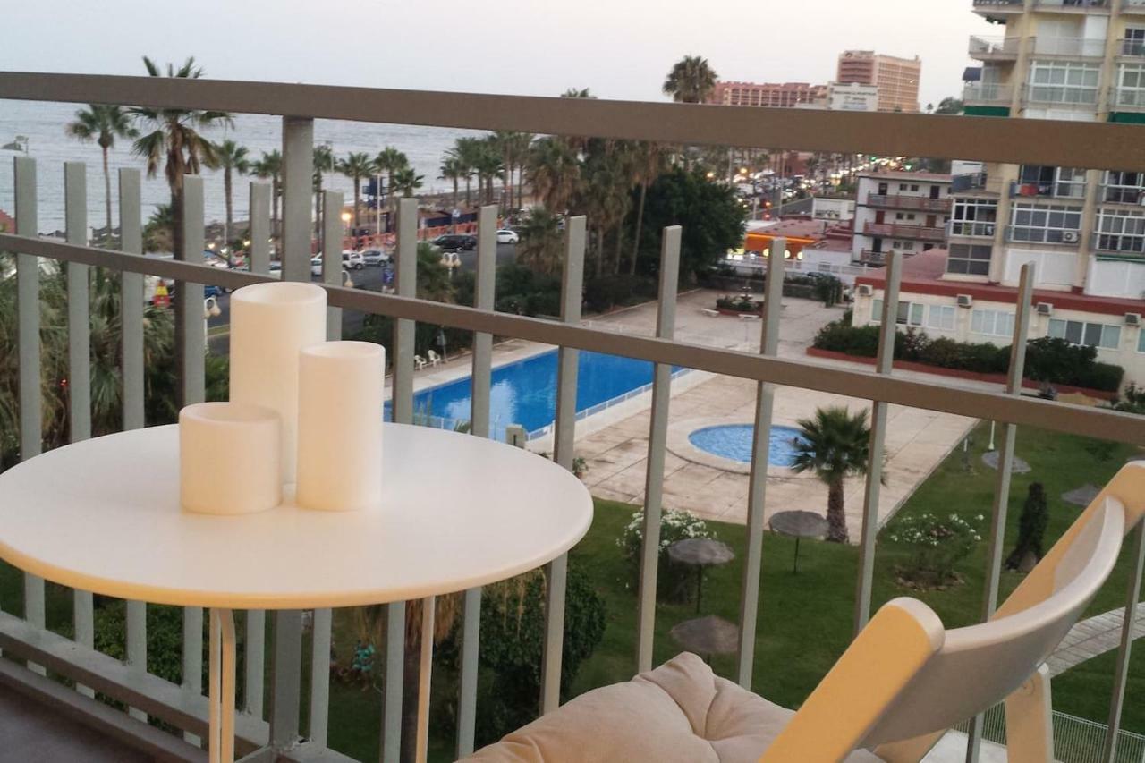 M1 403 Frontal Al Mar Vistas Terraza Y Wifi Appartement Benalmádena Buitenkant foto
